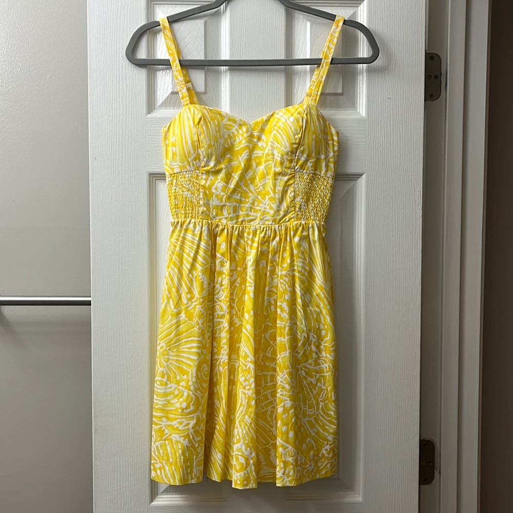 Yellow Lilly Pulitzer Summer Dress